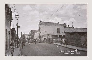 Foto - Postal Puebla, Puebla,Puente del Toro,No identificada