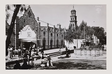 Foto - Postal Puebla, Puebla,Mercado el Alto,1930 - 1940 aproximada