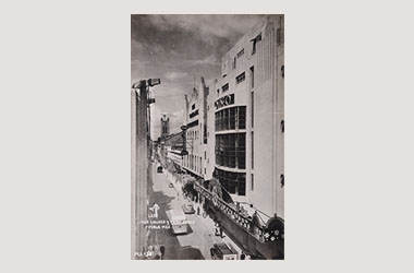 Foto - Postal Puebla, Puebla,Cines,1940 - 1950 aproximada