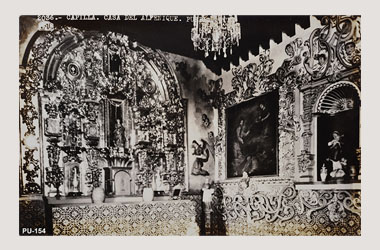 Foto - Postal Puebla, Puebla,Capilla,1930 - 1940 aproximada