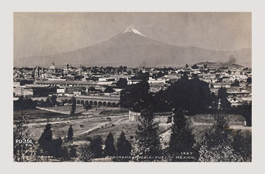 Foto - Postal Puebla, Puebla,Ciudad,1942-04 aproximada