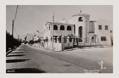 Foto - Postal Puebla, Puebla,Colonia América,1956-01 aproximada
