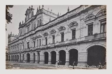 Foto - Postal Puebla, Puebla,Palacio Municipal,No identificada