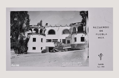 Foto - Postal Puebla, Puebla,Hotel El Merendero,1940 aproximada