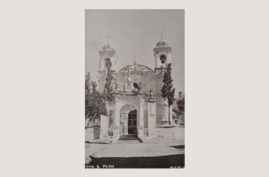 Foto - Postal Puebla, Puebla,Templo de la Santa Cruz,No identificada