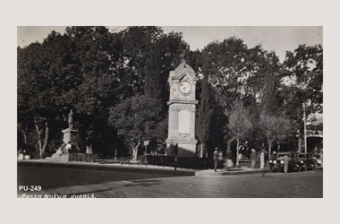 Foto - Postal Puebla, Puebla,Paseo Nuevo,1930 - 1940 aproximada