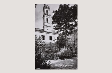 Foto - Postal Puebla, Puebla,Ex - Convento de Santa Mónica. Patio,1957 aproximada