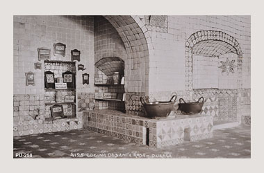 Foto - Postal Puebla, Puebla,Cocina del Ex-Convento de Santa Rosa,No identificada