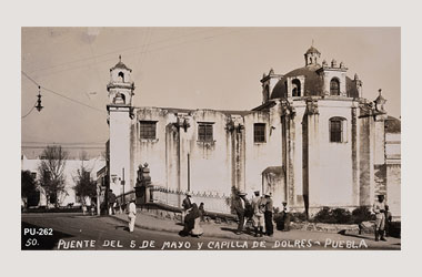 Foto - Postal Puebla, Puebla,Iglesia de Dolores,No identificada
