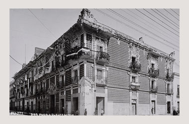 Foto - Postal Puebla, Puebla,Casa de Alfeñique,No identificada