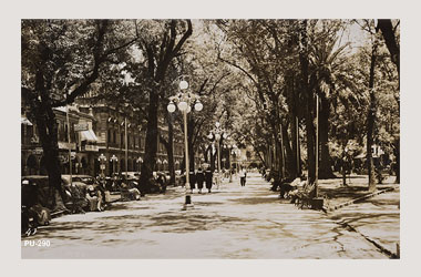 Foto - Postal Puebla, Puebla,Zócalo,1950 - 1960 aproximada