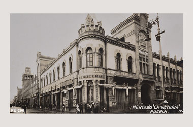 Foto - Postal Puebla, Puebla,Mercado La Victoria,No identificada