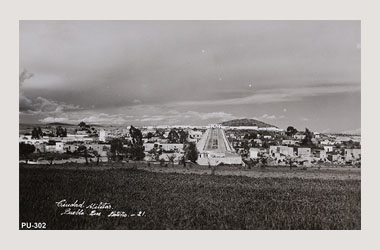 Foto - Postal Puebla, Puebla,Campo Militar,1920 - 1930 aproximada