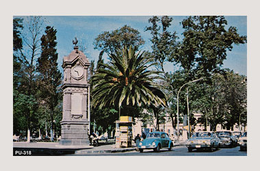 Foto - Postal Puebla, Puebla,Paseo Bravo,1970 - 1980 aproximada