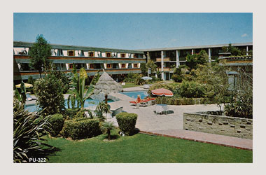 Foto - Postal Puebla, Puebla,Hotel El Mesón del Ángel,1970 - 1980 aproximada