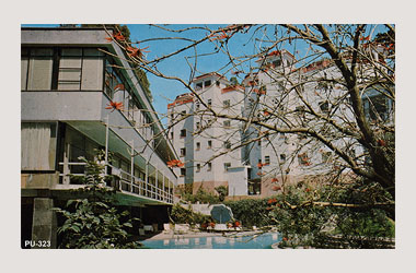 Foto - Postal Puebla, Puebla,Hotel Lastra,1970 - 1980 aproximada