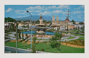 Foto - Postal Puebla, Puebla,Fuente de la China Poblana,1970 - 1980 aproximada