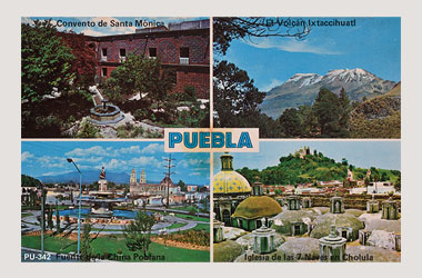 Foto - Postal Puebla, Puebla,Ciudad,1970 - 1980 aproximada