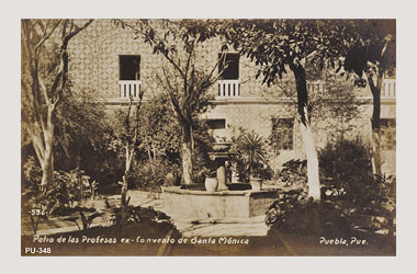 Foto - Postal Puebla, Puebla,Ex - Convento de Santa Mónica,No identificada