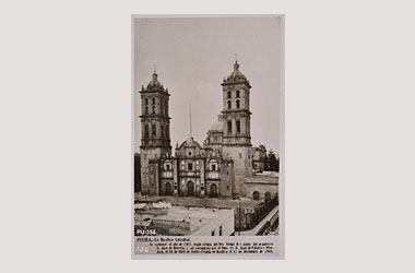 Foto - Postal Puebla, Puebla,Catedral,No identificada