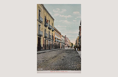 Foto - Postal Puebla, Puebla,Calle de la Victoria,No identificada