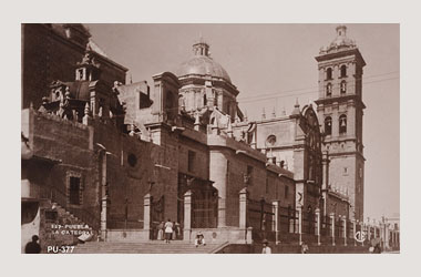 Foto - Postal Puebla, Puebla,Catedral,No identificada