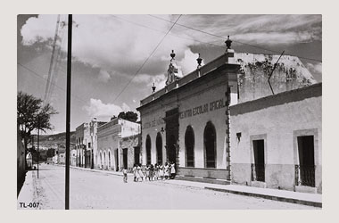 Foto - Postal Tlaxcala, Tlaxcala,Escuela,1950 - 1960 aproximada