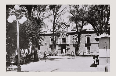 Foto - Postal Tlaxcala, Tlaxcala,Palacio de Gobierno,1940 - 1950 aproximada