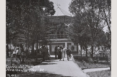 Foto - Postal Huamantla, Tlaxcala,Zócalo,1950 - 1960 aproximada