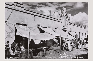 Foto - Postal Huamantla, Tlaxcala,Mercado,No identificada