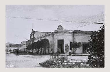 Foto - Postal Apizaco, Tlaxcala,Edificio del Sindicato,No identificada