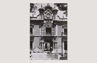 Foto - Postal Tlaxcala, Tlaxcala,Palacio de Gobierno,No identificada